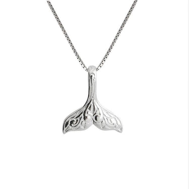 Mermaid Tail Sterling Silver Necklace-Your Soul Place